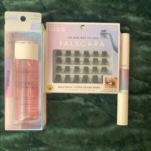 KISS Falscara Eyelash Kit with Pink Remover